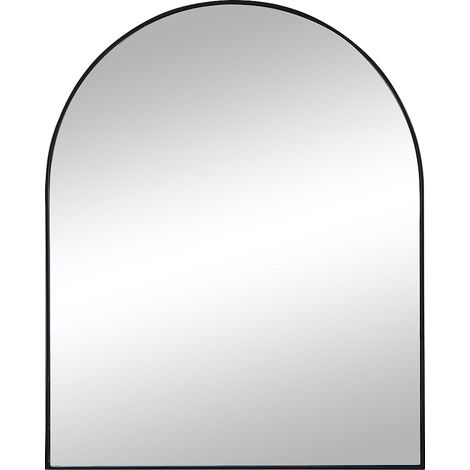 Specchio arco L.65 x H.80 cm in Metallo Nero - MAILEN