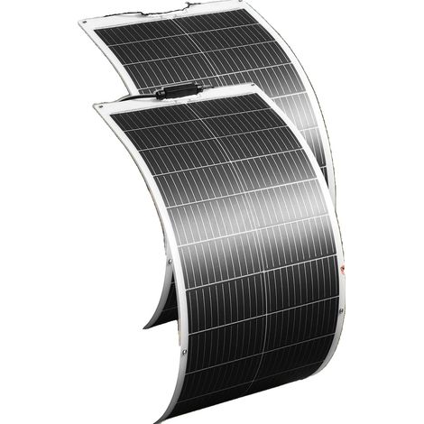 Kit de panneaux solaires, haute efficacité, design flexible, kit solaire de 200W (1/2)