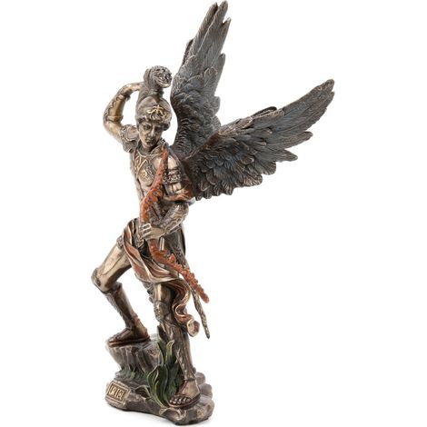 Signes Grimalt Figure de figure de personne Arc ange uriel bronze or (1/4)