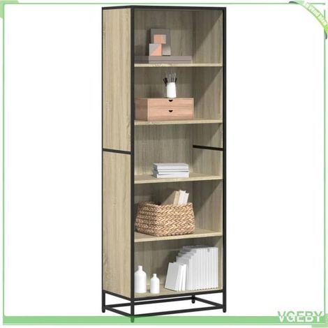 Bibliothèque - 3300851 - Chêne Sonoma - 60 x 35 x 170,5 cm - 5 étagères (1/5)