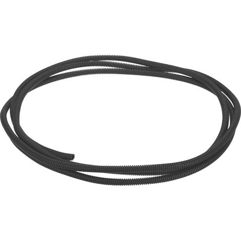 Gaine Fendue pour Câbles 1/4"(6.5mm) DI 10FT(3.0m) Gaine pour Câbles Résistante À La Chaleur Et Au Froid -40F À 257F Conduit Flexible en Plastique Protecteur De Cordon Câble, Noir (1/5)