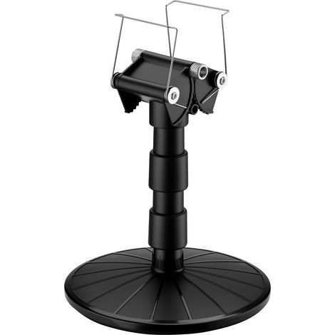 Wiltec Soporte para aerógrafo 150 x 150 x 218 mm, stand para diseño con pistola aerográfica, altura ajustable, accesorio de pintura para modelismo, ideal para pintar