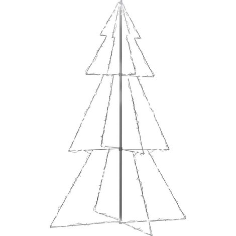 Weihnachtsbaum in Kegelform 240 LEDs Indoor Outdoor 118x180 cm vidaXL