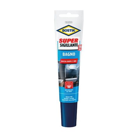 BOSTIK SUPER SIGILLANTE BAGNO  BIANCO ML 150