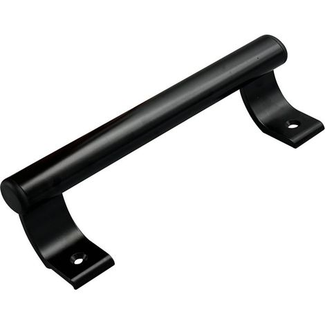 8-Zoll-Schiebetürgriff aus Aluminiumlegierung, Badezimmerschranktürgriff, Lagerhallentürgriff, Gartentürgriff (schwarz) (1/5)