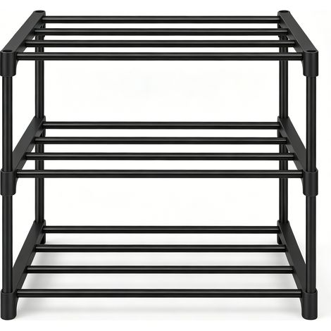 CAIziMeuble de rangement sur pied, range-chaussures ouvert, meuble de rangement (uniquement le meuble de rangement)