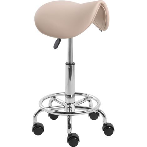 Drehhocker DUMONT Kunstleder Beige