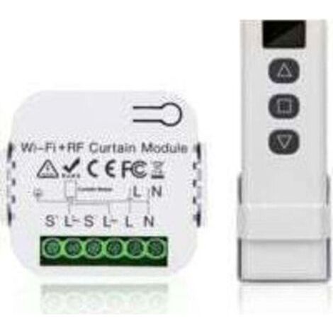 Kit de commande de volet roulant, commande du moteur de volet roulant, télécommande RF + module récepteur, portée jusqu'à 100 m, interrupteur pour volets roulants, stores, auvents