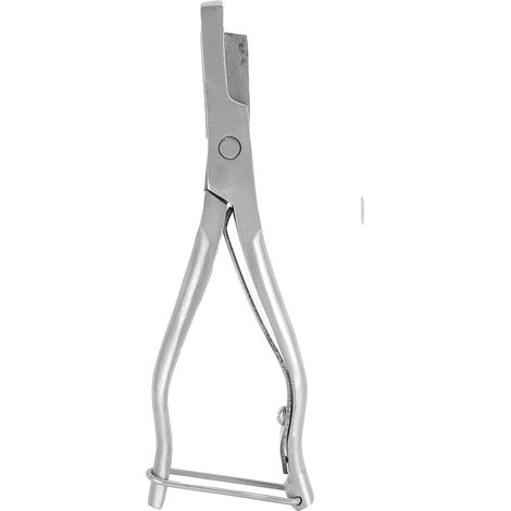Encocheuse auriculaire pour porcs, antirouille, facile à utiliser, en acier inoxydable, outil de marquage pour animaux d'élevage, encocheuse auriculaire en forme de V (1/5)