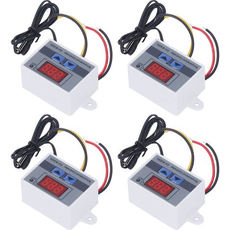 12V 120W LED-Digitalthermostat, Warm-/Kalttemperaturregler, 4-teiliges Schaltmodul, präziser Regler für Heizung und Kühlung (1/5)