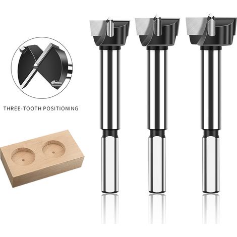Set aus fünf robusten Lochsägen, multifunktionales Kombinationswerkzeug inklusive Reibahle und Bohrer - geeignet für Metall, Holz und andere Materialien, bruch- und rostbeständig einfach zu montieren 