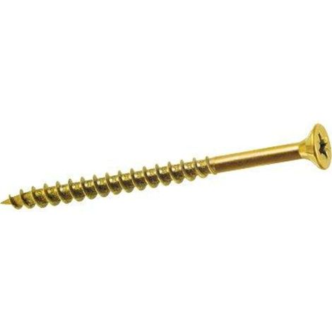 Vite truciolare tsp pf zincata gialla ambrovit cava pz filetto parziale mm 6,0x120 cf=pz 100