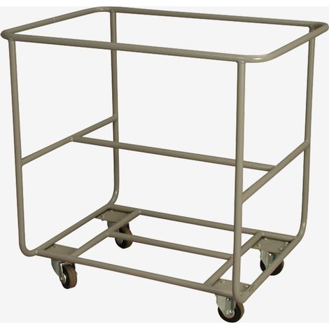 Chariot epoxy pour bac grand volume semi-cylindrique 170 L - Gilac