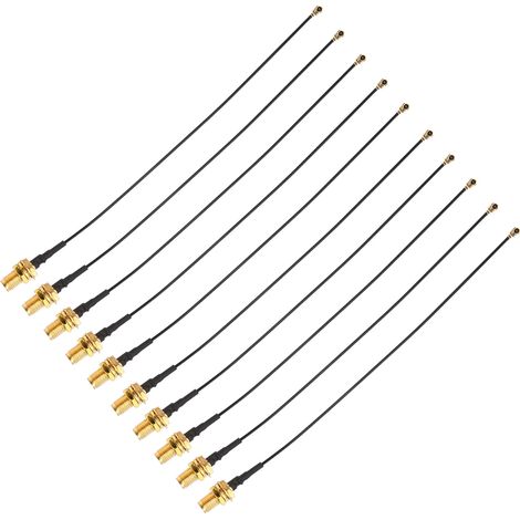 10 câbles adaptateurs RF IPEX vers SMAK U.FL, câble de raccordement de 15 cm pour module de reconnaissance faciale (1/5)