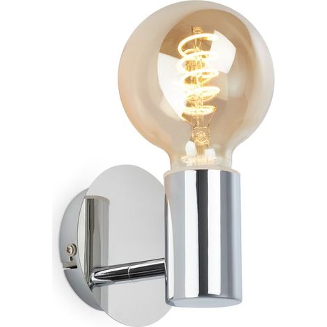 Wandleuchte 10 cm exk. E27 max. 10 Watt IP44 Spritzwasserschutz weiß Briloner