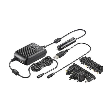 MANHATTAN Alimentatore Universale per notebook 100W da auto con porta USB