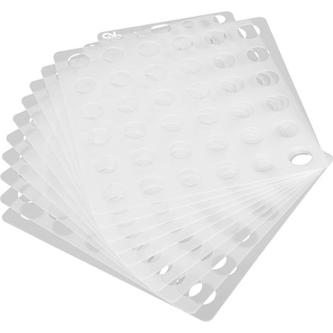 10 pochoirs à points creux pour peinture, en PET, avec outils de dessin auxiliaires. (1/5)