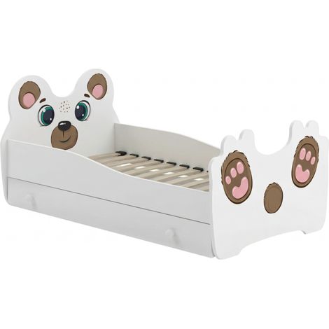 Lit simple Panda 160x80 avec tiroir