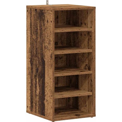 Maison Exclusive - Scarpiera Legno Antico 32x35x70 cm in Legno Multistrato