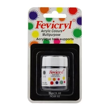 AMT Fevicryl Tous Supports 15mL Noir (AC1502) 0,015 L (1/2)