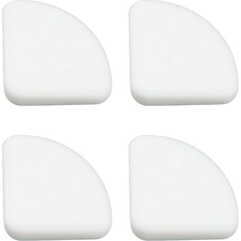 [Paquet de 36] Pare-chocs pour bébé à bords fins, protections d'angle et meubles, tables, fenêtres, lits, etc. (Blanc)-Protection du bureau (1/5)
