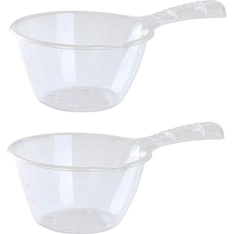 Ensemble de 2 poêles de cuisine transparentes à longs manches (1/4)