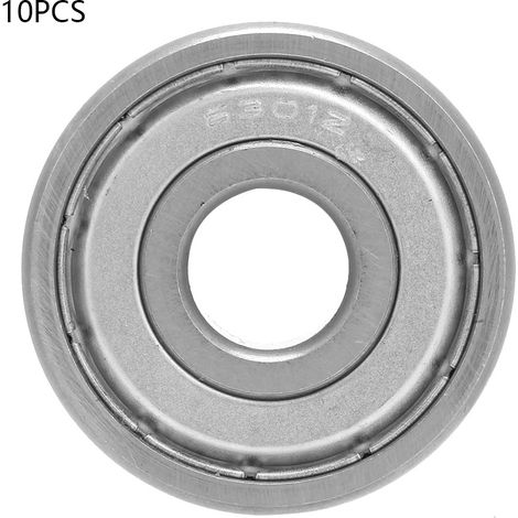 10Pcs 6301-ZZ Sealing Bearing Steel Deep Groove Ball Bearing 123712mm (1/5)