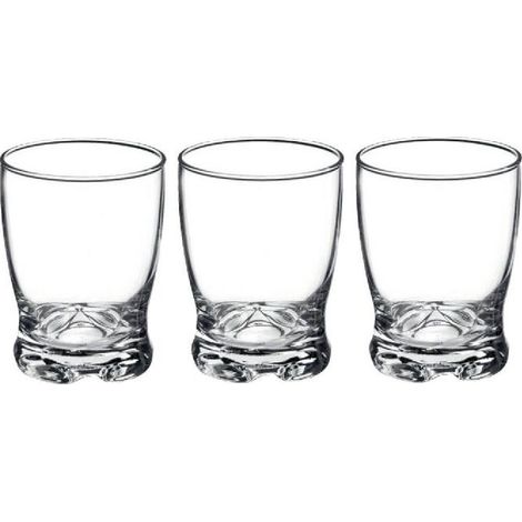 Set aus 3 transparenten Madison-Gläsern