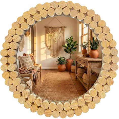 ESPEJO DE PARED BOHO 36CM KLNA-MR01 (1/5)