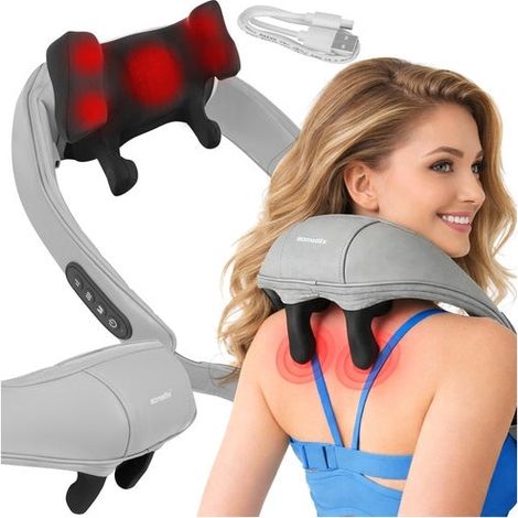 Shiatsu wireless neck massager with led heating 227458911 227458911 227458911 (1/5)
