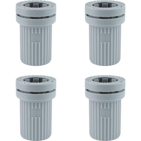Lot de 4 écrous de fixation de robinet, écrous de verrouillage en plastique à serrage rapide et à dégagement rapide pour tuyaux chau (1/5)