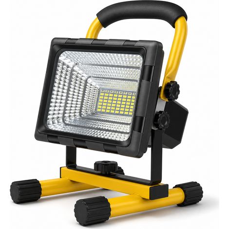 400 W Rechargeable LED Floodlight for Building Site Camping