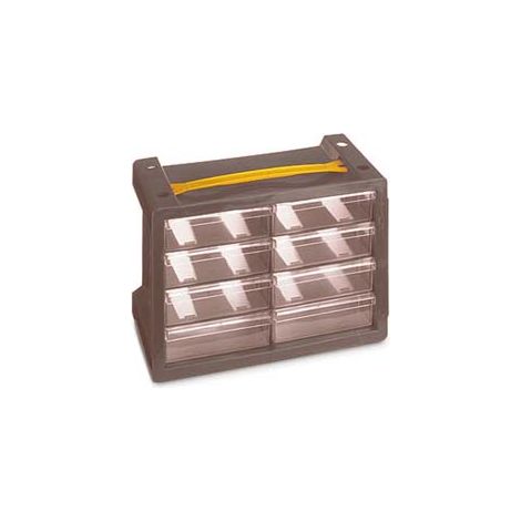 CASSETTIERA PORTAMINUTERIE POKER 8 CON MANIGLIA mm.279x150x195h. TERRY