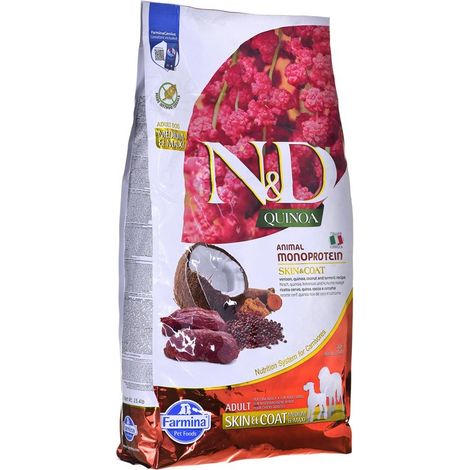 FARMINA N&D QUINOA CERVO E COCCO MED&MAXI 7kg (1/4)
