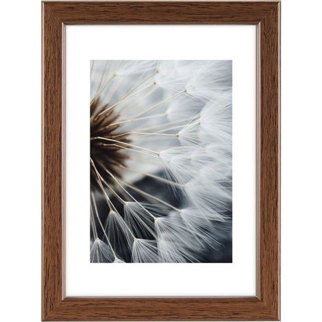 Cadre photo en plastique "Breeze", noisette, 20 x 30 cm