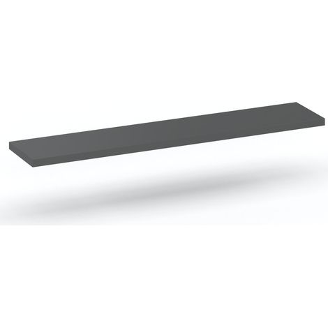 Libreria sospesa Loft grigia, 80 cm