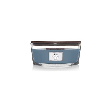Candela profumata Woodwick Ellipse vetro nero 40h