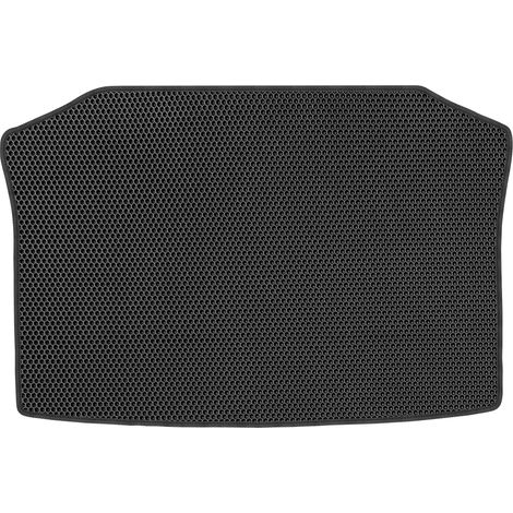 Tappetino per bagagliaio in EVA a nido d'ape per Volkswagen Polo IV Hatchback dal 2001 al 2009 - NERO (1/5)