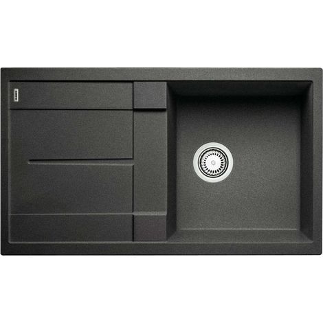 Blanco Metra 5 - Silgranitspüle, 86x50 cm, Schwarz 525919