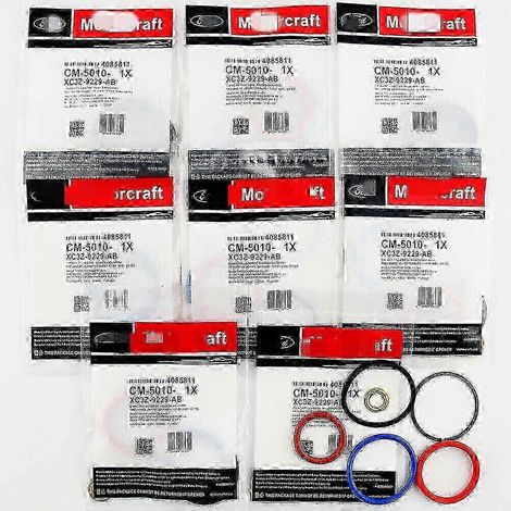 CM5010 Jeu de 8 joints toriques d'injecteur Motorcraft pour Ford Power Stroke 7.3 XC3Z9229AB w12622491