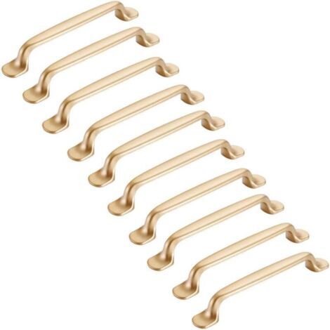 10 pièce Poignée de placard doré 128mm Poignée de meuble Cuisine or Poignée de meuble Cuisine Armoire Porte Poignées Placard (1/4)