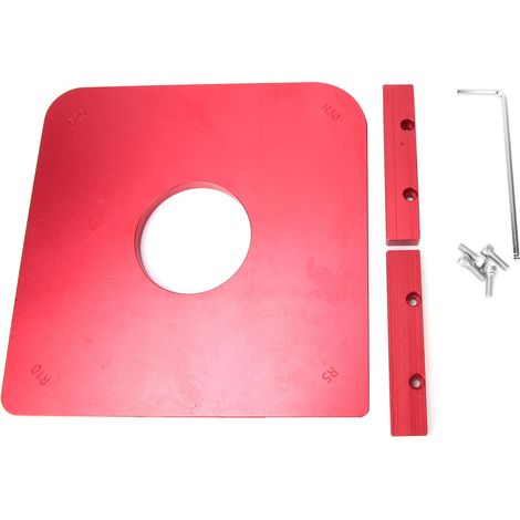 Guide De Routage À Bords Arrondis - Rayons R5 R10 R20 R30 - Montage Direct Et Inversé - Pour Travail Du Bois - 1 Pièce (1/5)