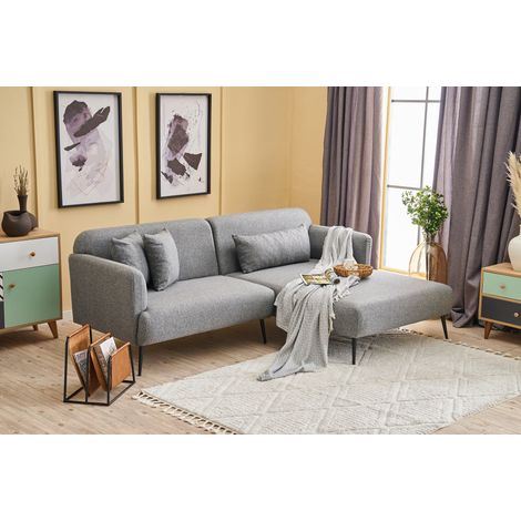 Rechtes Ecksofa Revos Grau