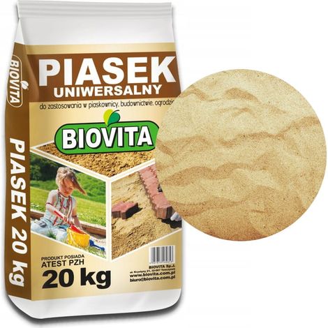 Arena universal para areneros con certificado de 20 kg.
