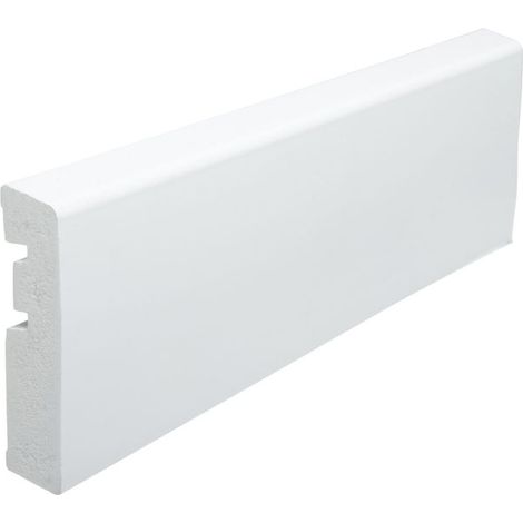 Primo Fußleiste 2500 x 65 x 15 mm weiß Leisten