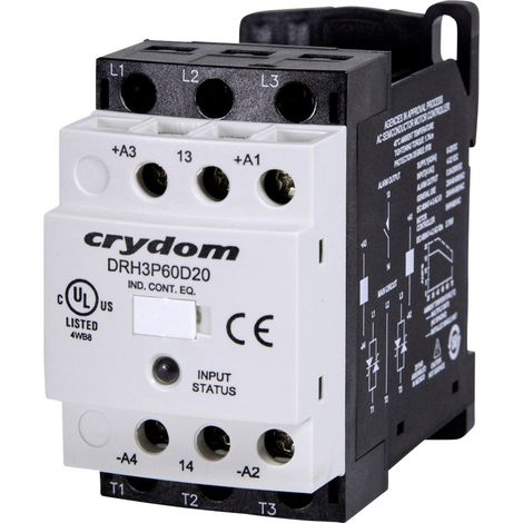 Crydom DRH3P60D20 Halbleiterschütz Nullspannungsschaltend    20 A    1 St.
