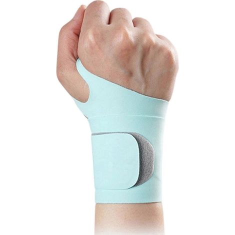 Attelle de poignet et de pouce, bande de compression ajustable pour poignet, élastique et respirante, idéale pour la musculation et l'entraînement en salle de sport. (1/5)