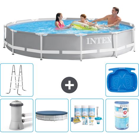 Intex Piscine Prism Frame Ronde - 366x76 cm - 7-pièces S42084 (1/5)