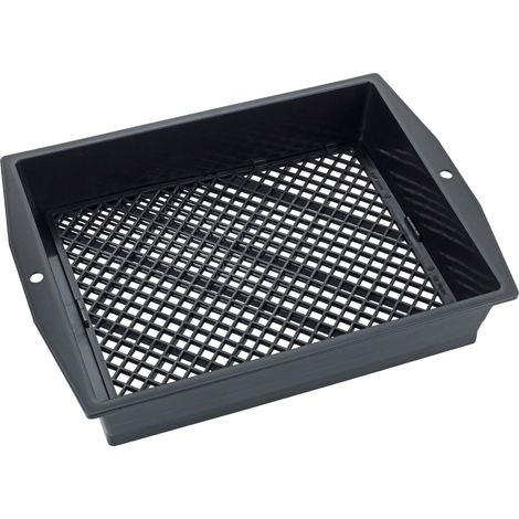 Maximex Colino da Giardino con Filtro Regolabile, Filtro da Giardino con Superficie Extra Grande per filtrare Pietre, Radici e Foglie, Utensili da Giardino per la Raccolta