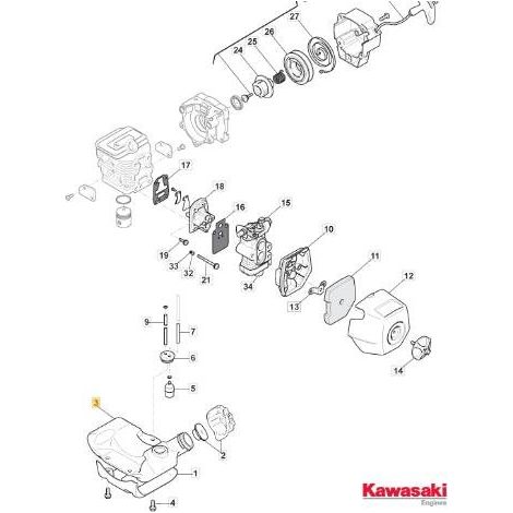 SERBATOIO-COMP-FUEL ORIGINALE STIGA - 118801890/0
